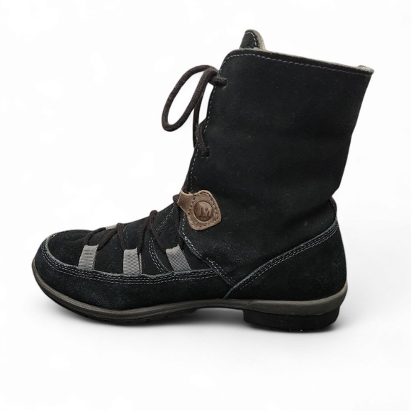 MERRELL Emery Lace black women's winter boots size 7.5 - Picture 3 of 11